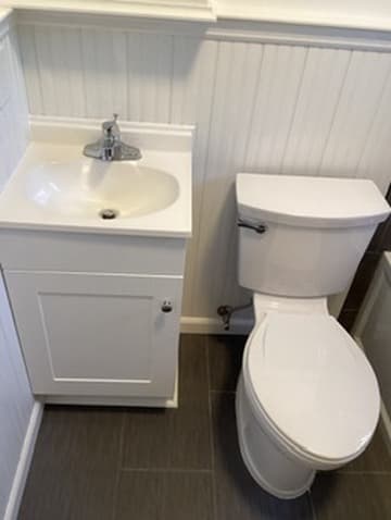 bathroom renovation project