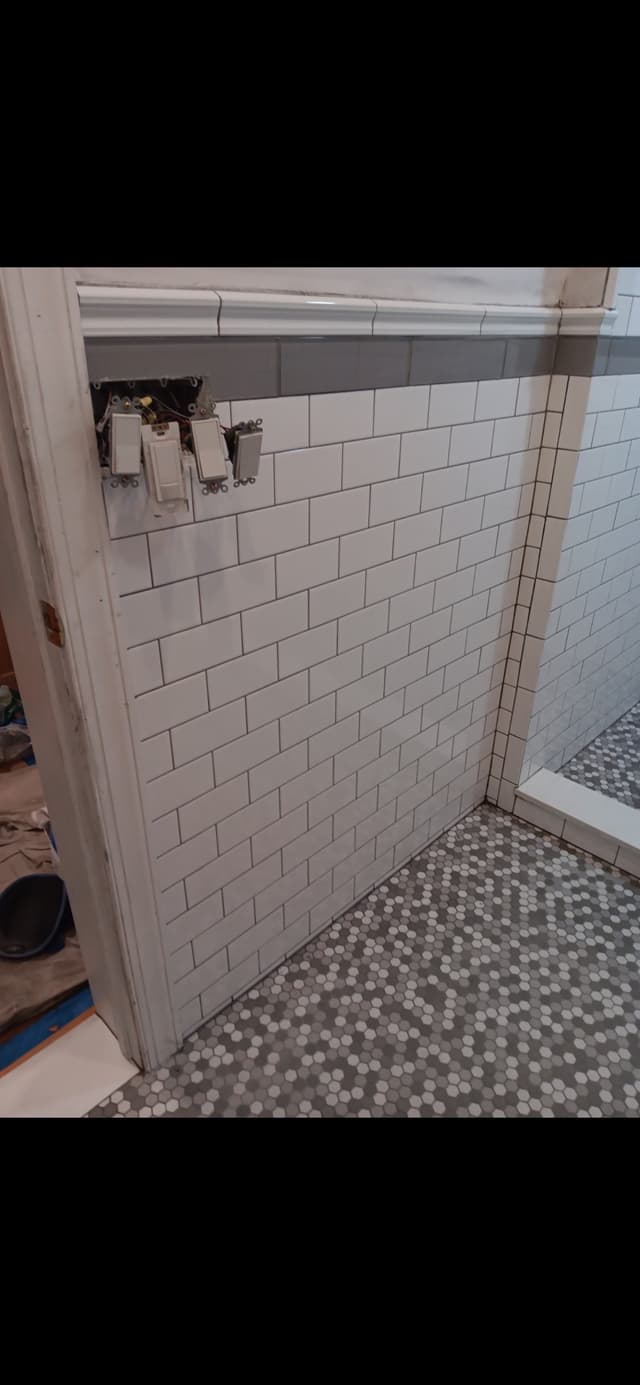 bathroom renovation project