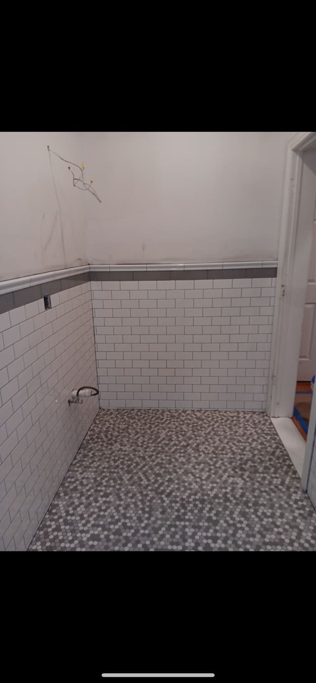 bathroom renovation project