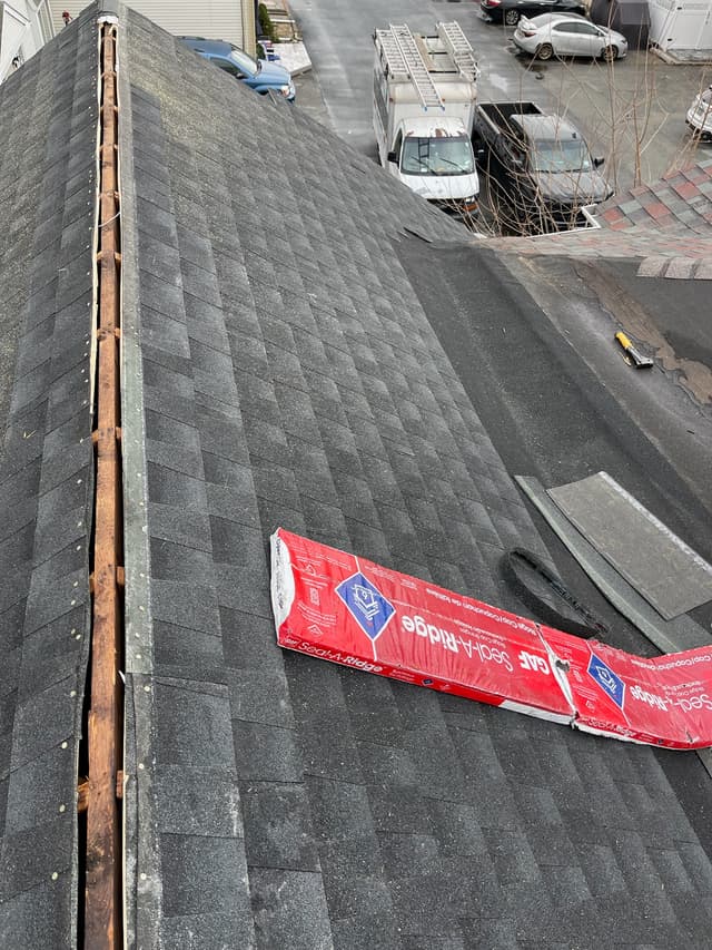 Gutter and roofing installation