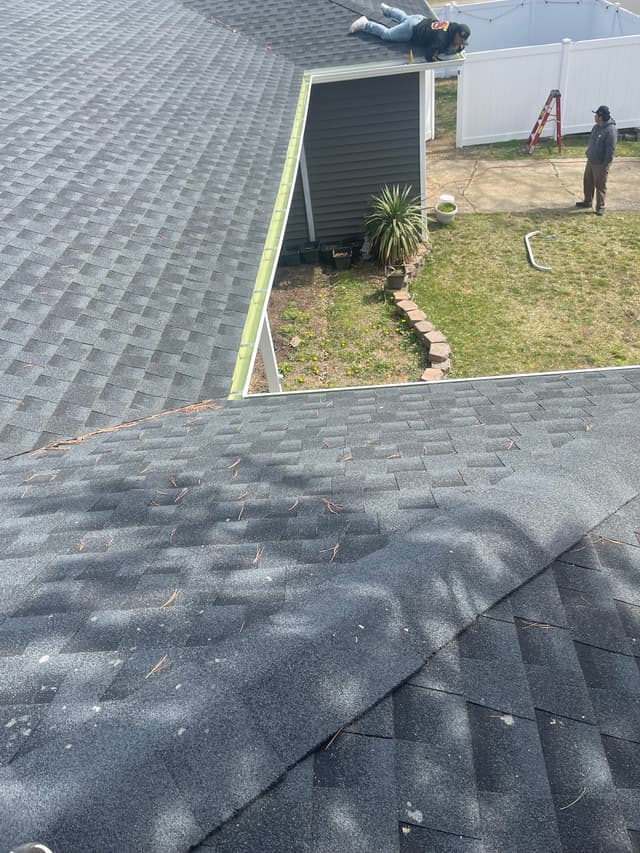 Gutter and roofing installation