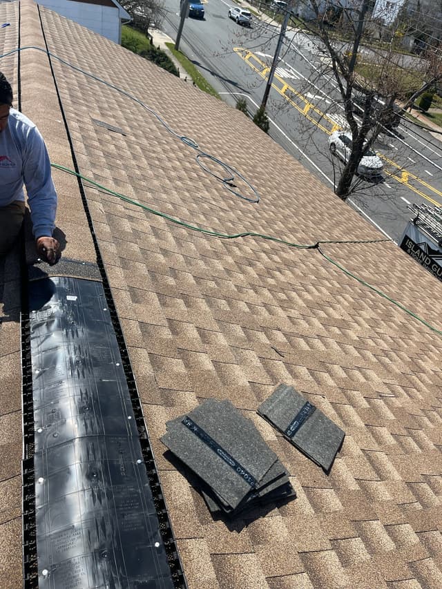 Gutter and roofing installation