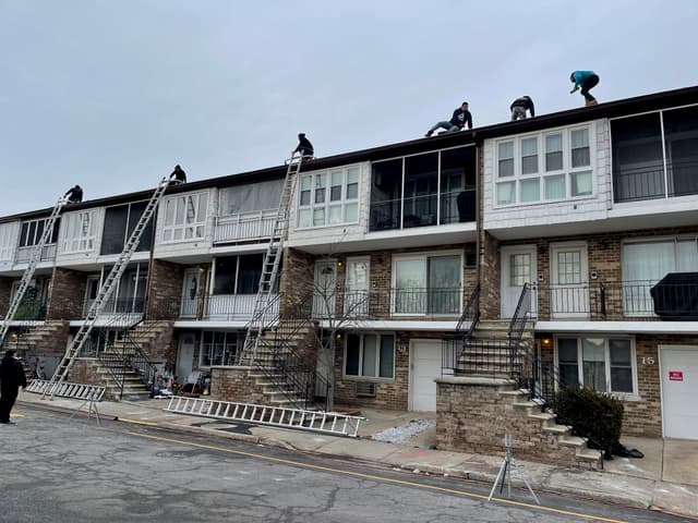 Gutter and roofing installation