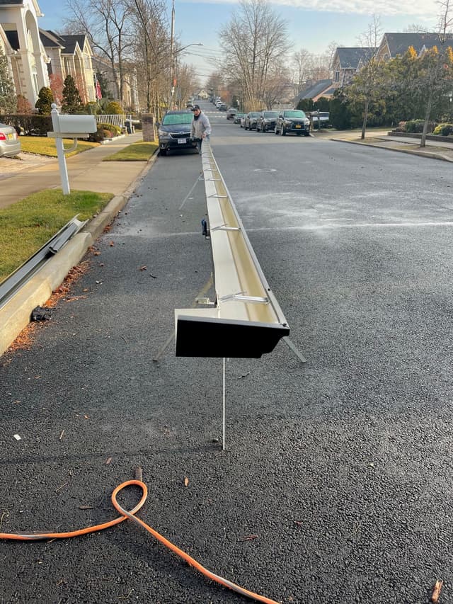 Gutter and roofing installation
