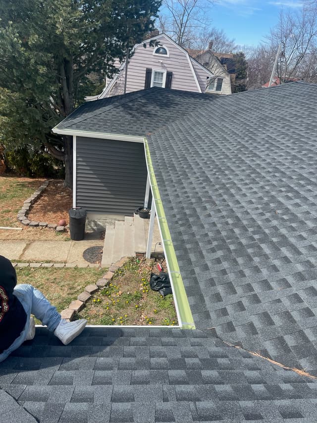 Gutter and roofing installation