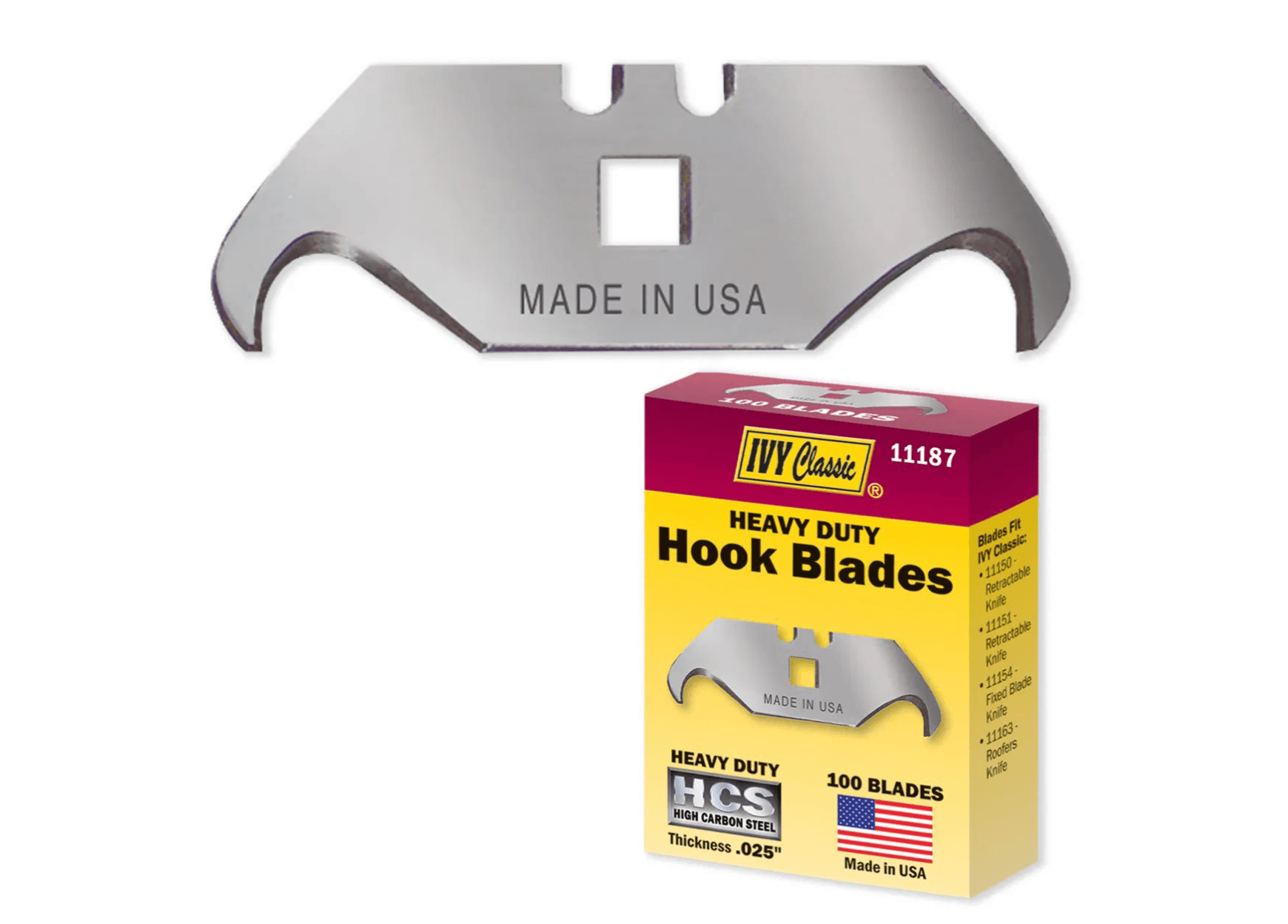 Photo of 100 Pack Heavy Duty Hook Blades